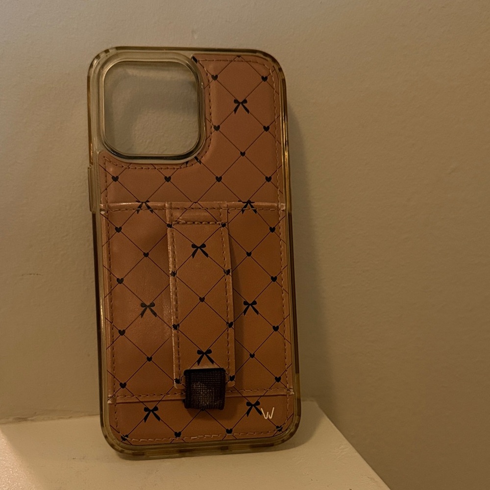 Walli iPhone 14 PRO MAX case with card holder.